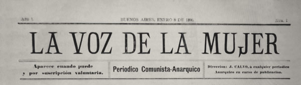 journal "La Voz de la Mujer"