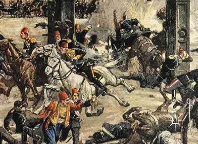image de l'attentat d'Istambul en juillet 1905