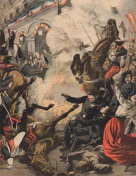 Attentat contre le roi d'Espagne en France