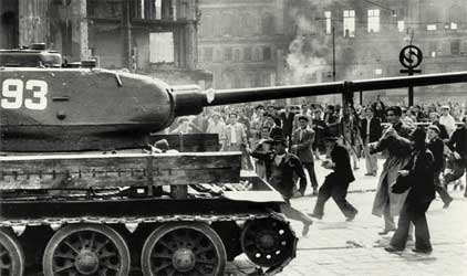 17 juin 1953 chars à Berlin soviétiques