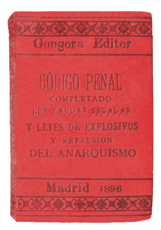 couverture du Code Pénal espagnol 