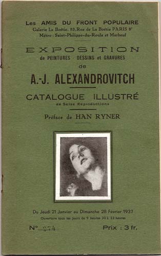 catalogue Alexandrovitch