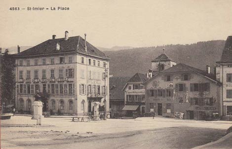 cpa la place de St-Imier