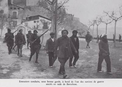 émeutiers arrêtés en janvier 1932