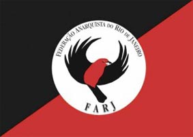 drapeau de la federation anarchiste de rio