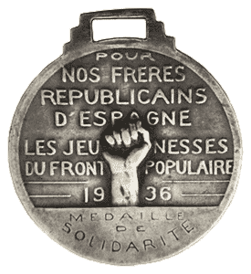 medaille solidarité "Libertad" dos