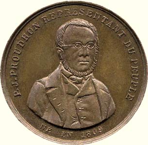 medaille Proudhon face