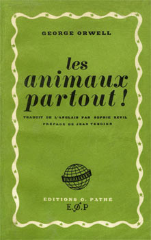 les animaux partout! de George Orwell