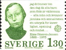 timbre suédois sur Elise Ottesen Jensen
