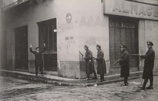 photo du soulèvment à Saragosse