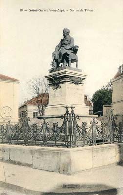 statue de Thiers à St-Germain-en-Laye