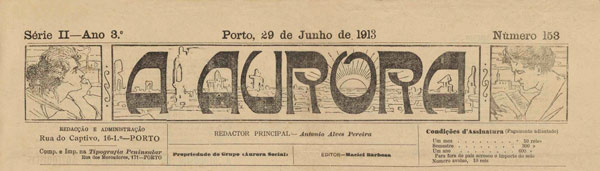 journal A Aurora n158 de 1913