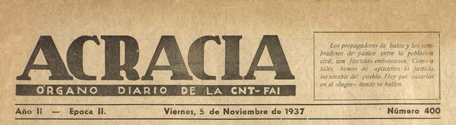 journal "Acracia" 37