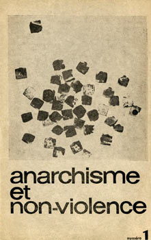 journal revue "anarchisme et non-violence" n1 avril 1965