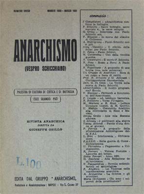 revue "Anarquismo"