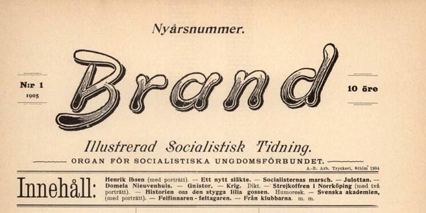 journal "Brand" n1 de 1905