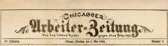 Chicagoer Arbeiter Zeitung