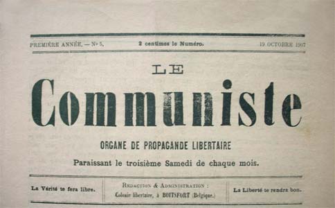 journal "Le Communiste" de 1907