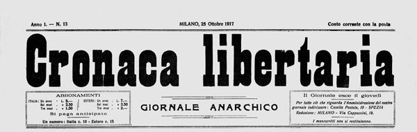 journal Cronaca Libertaria n13 1917