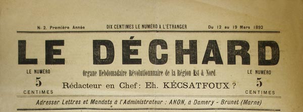 Journal "Le Déchard "