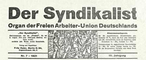der syndikalist 1921
