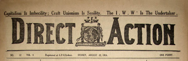 journal "Direct Action" n12 du 22 ao&ucirc;t 1914