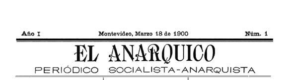 journal El Anarquico n1 de 1900