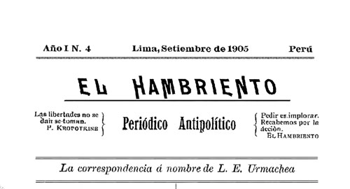 journal El Hambriento n3 de 1905