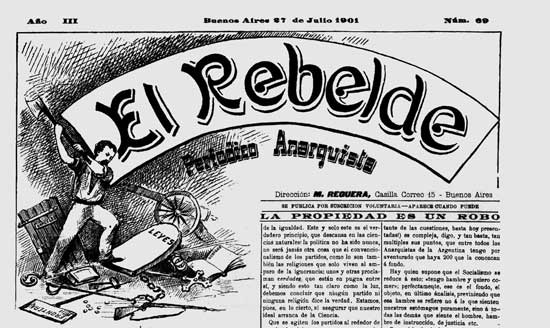 Journal "El Rebelde" de 1902