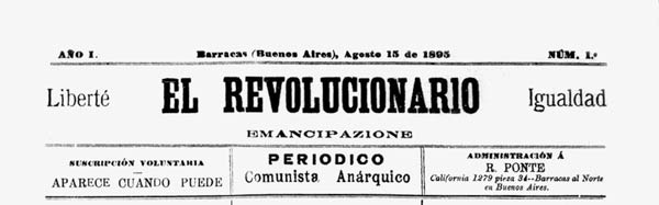 journal "El Revolucionario" Argentine