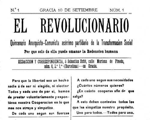 journal "El Revolucionario"