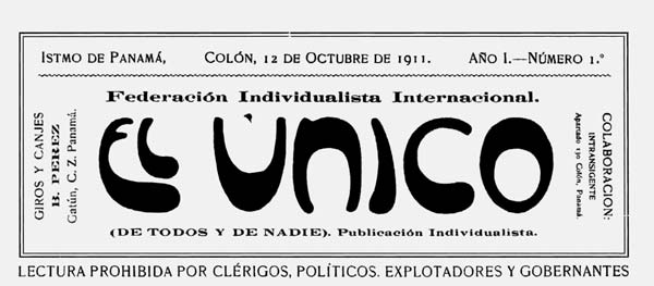 journal "El Unico" n1 de 1911
