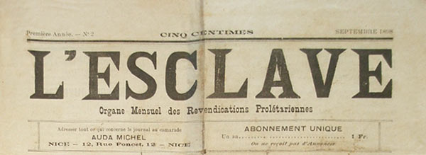 journal "L'Esclave" n2