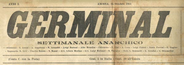 journal d'Ancona "Germinal"