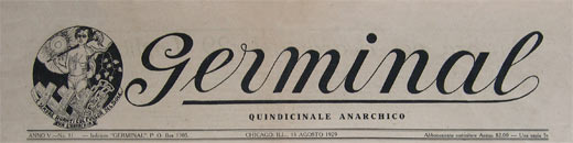 journal germinal italien publie a chicago