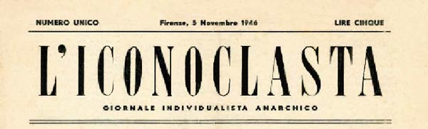journal "L'Iconoclasta" de 1946