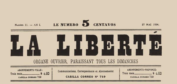 journal "La Libert&eacute;" n11 du 23 mai 1894 