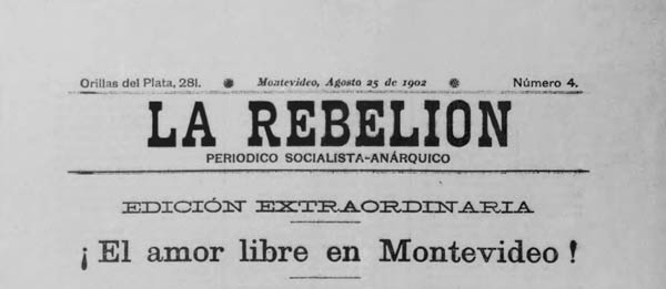 journal La Rebelión n4 de 1902