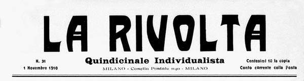journal La Rivolta n31 de 1910