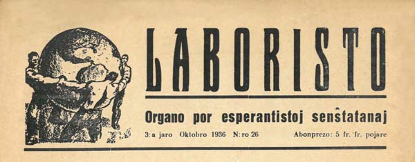 journa Laboristo n°26 d'octobre 1936