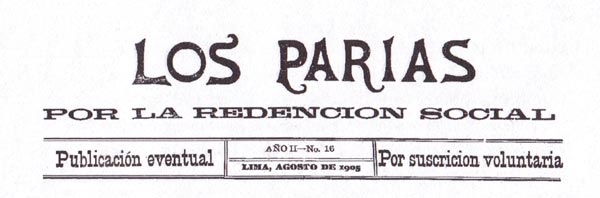 journal "Los Parias"