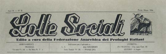 journal "Lotte Sociali"