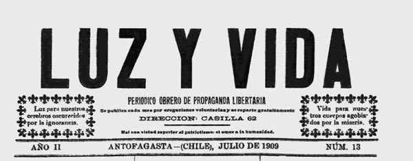 journal "Luz y Vida" n13 de 1909