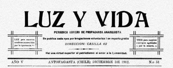 journal "Luz y Vida" n51 de 1912