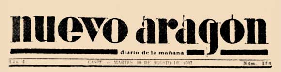 journal "Nuevo Aragon"