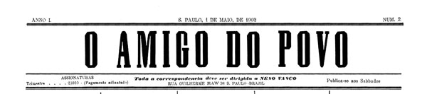 journal 0 Amigo do Povo" n2 de 1902