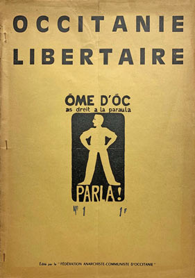 journal Occitanie Libertaire n1 de 1968