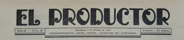 journal el productor 1925