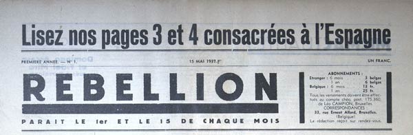 Rebellion n°1 du 15 mai 1937