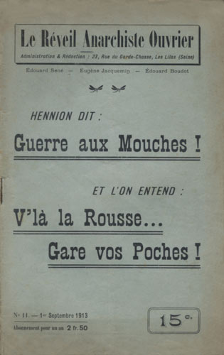 journal "le Réveil anarchiste ouvrier" n11